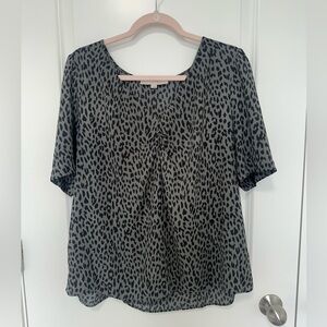 Loft Leopard Blouse